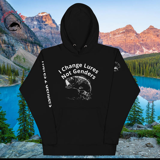 I Change Lures Not Genders Unisex Hoodie